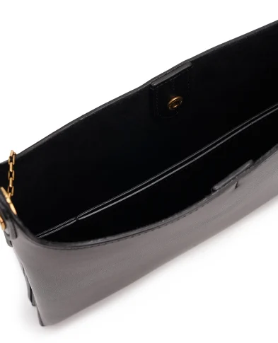 Saint Laurent Кожаная сумка Flat - Артикул: 804483-AADQH