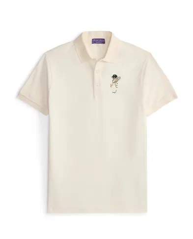 Ralph Lauren Purple Label Поло с вышивкой - Артикул: 790961156001