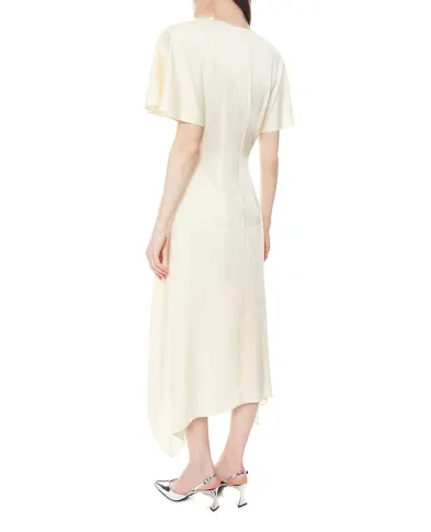 Stella McCartney Сукня атласна міді - Артикул: 6A06573FU302