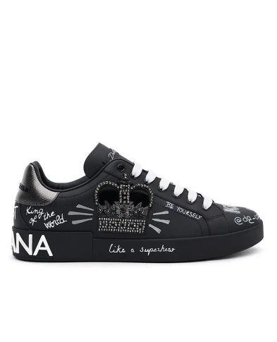 Dolce&Gabbana Кросівки Portofino зі шкіри - Артикул: CS1760-AZ268