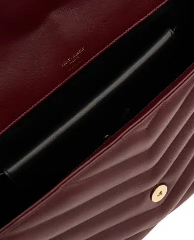 Saint Laurent Сумка из кожи Loulou Large - Артикул: 803541-AAEAX