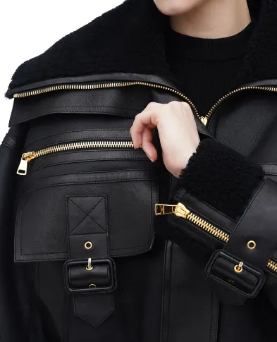 Balmain Дубленка - Артикул: DF2TH280LB92