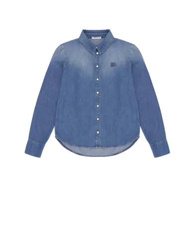 Dolce&Gabbana Дитяча джинсова сорочка - Артикул: L56S66-LDD84-S