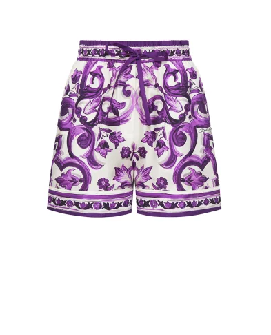 Dolce&Gabbana Шорти із шовку - Артикул: FTDB9T-HI1Y7