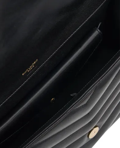 Saint Laurent Сумка из кожи Loulou Large - Артикул: 803541-AAEAX