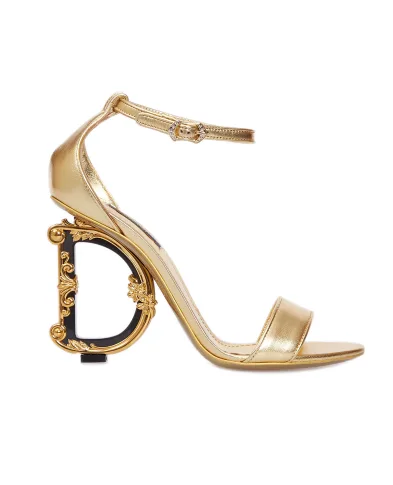 Dolce&Gabbana Кожаные босоножки Baroque DG - Артикул: CR0739-A1016