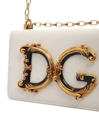 Dolce&Gabbana Кожаная cумка DG Girls Medium - Артикул: BB6498-AZ801