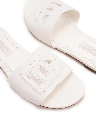 Dolce&Gabbana Дитячі шкіряні мюлі - Артикул: D11032-A1735-M