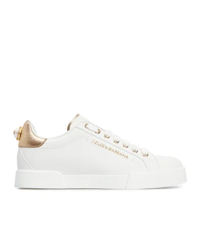 Dolce&Gabbana Кожаные сникеры Portofino - Артикул: CK1602-AN298