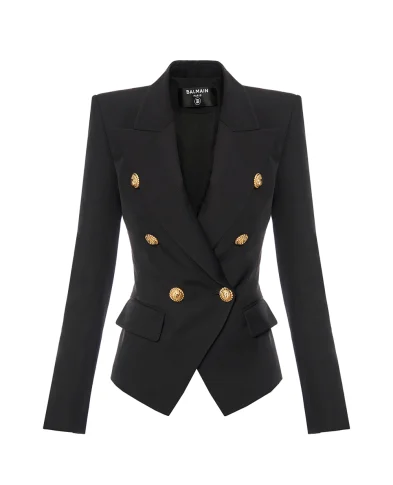 Balmain Жакет Grain de Poudre із вовни - Артикул: GF1SI505WC09