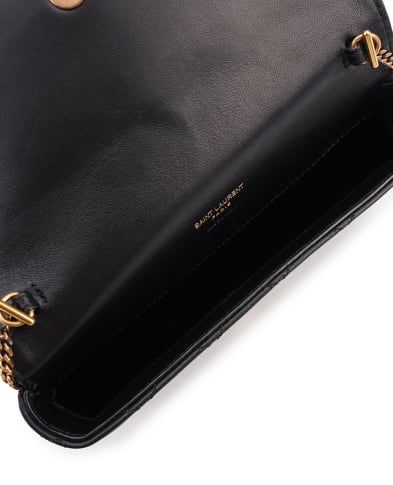 Saint Laurent Кожаная сумка Gaby Chain Phone Holder - Артикул: 754051-1EL07
