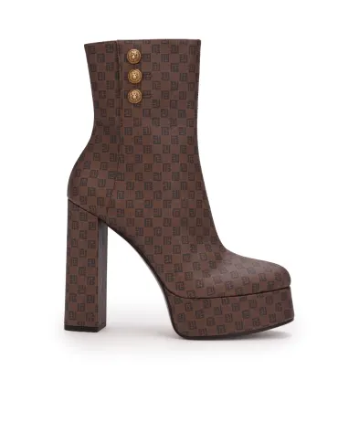 Balmain Ботильоны Ankle Boot Brune - Артикул: BN0TE910TMOG