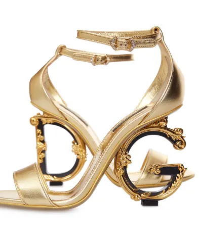 Dolce&Gabbana Кожаные босоножки Baroque DG - Артикул: CR0739-A1016