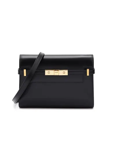 Saint Laurent Кожаная сумка Manhattan Small - Артикул: 675626-0SX0W