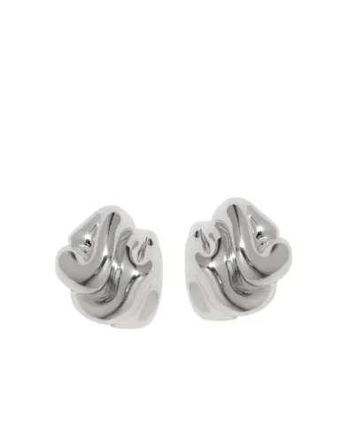 Completedworks Серьги из переработанного серебра - Артикул: R2212-silver