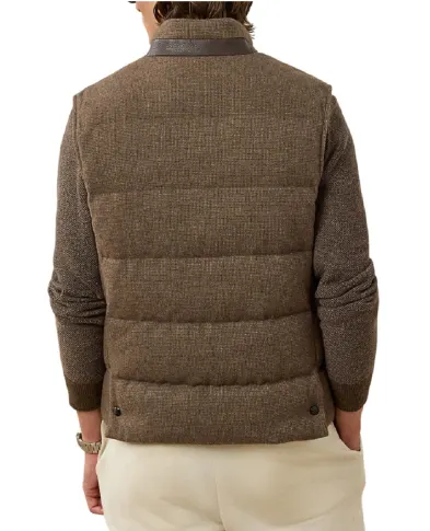 Ralph Lauren Purple Label Пуховий жилет Whitwell із вовняної суміші - Артикул: 790982907001