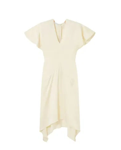 Stella McCartney Платье атласное миди - Артикул: 6A06573FU302