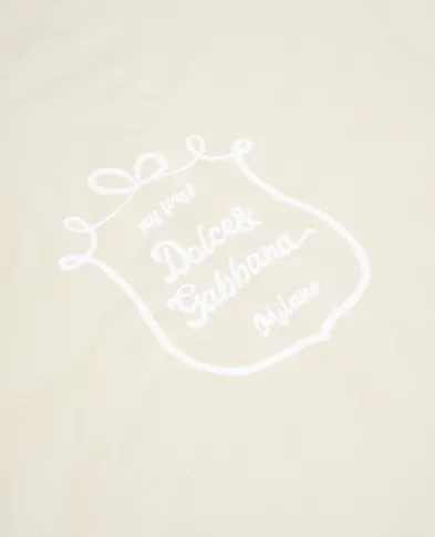 Dolce&Gabbana Детское утепленное одеяло из трикотажа с принтом - Артикул: LNJA88-G7PTY