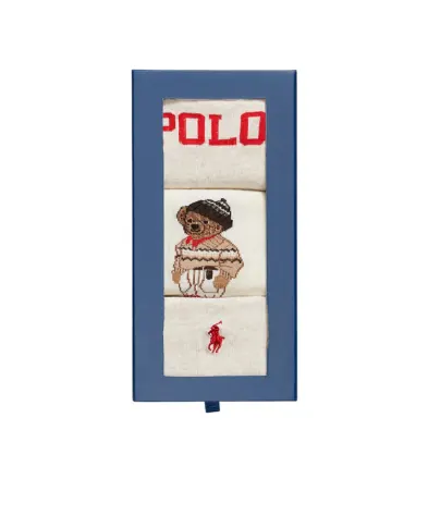 Polo Ralph Lauren Шкарпетки Polo Bear (3 пари) - Артикул: 455982964001