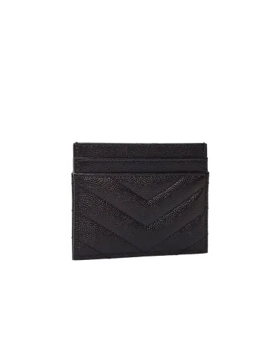 Saint Laurent Кожаная визитница - Артикул: 423291-BOW01