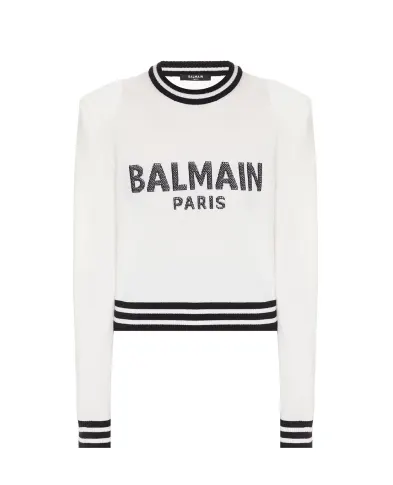 Balmain Шерстяной джемпер - Артикул: WF1KA000K225