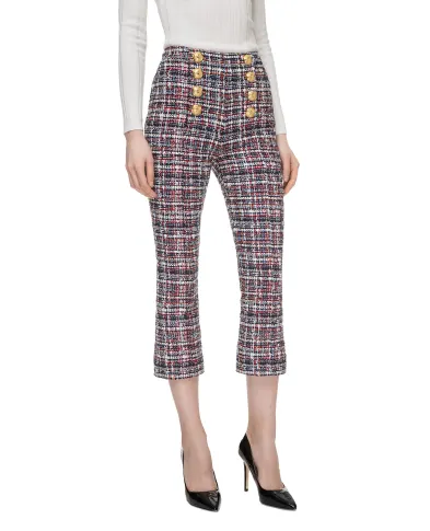 Balmain Твидовые брюки - Артикул: RF25137C049