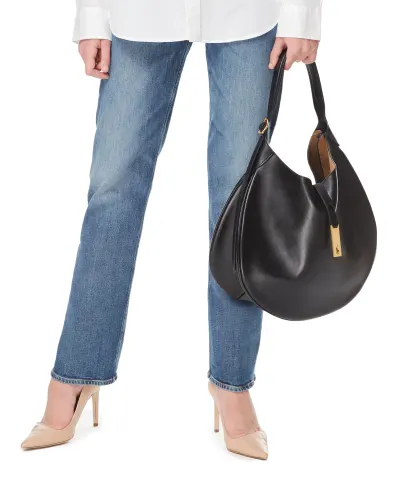 Polo Ralph Lauren Кожаная сумка Polo ID Shoulder Bag Large - Артикул: 428867518001