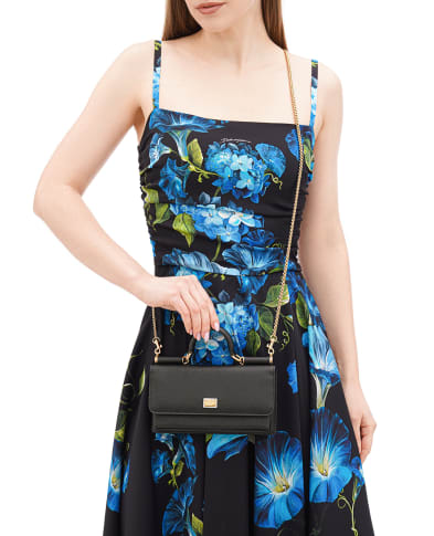 Dolce&Gabbana Шкіряна сумка Sicily Phone Bag - Артикул: BI3280-A1001