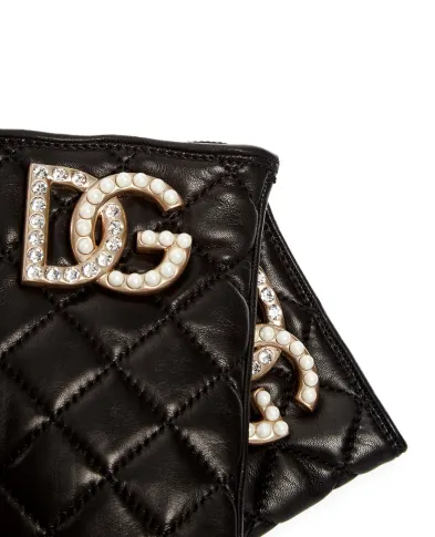 Dolce&Gabbana Кожаные перчатки - Артикул: BF0170-AQ220