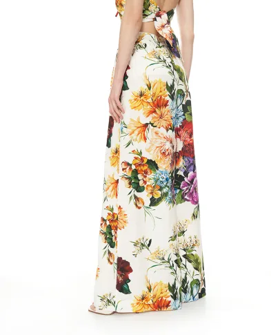 Dolce&Gabbana Штани з квітковим принтом - Артикул: FTDCOT-HS5TR