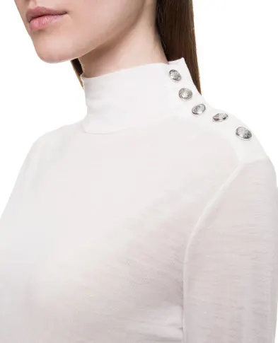 Balmain Шерстяной свитер - Артикул: PF01870-620M