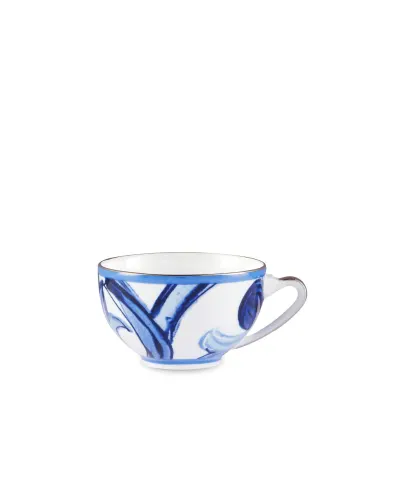 Dolce&Gabbana Чайна чашка з блюдцем з порцеляни - Артикул: TC0102-TCA36