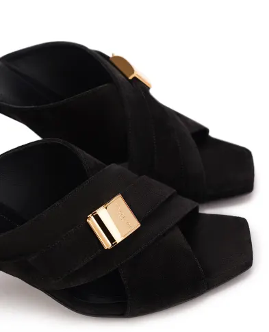 Balmain Мюли Uma - Артикул: CN1UR978LCMK