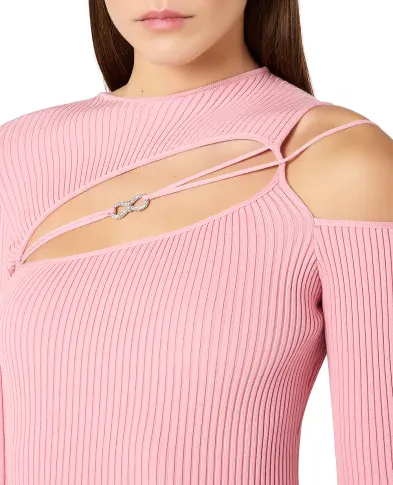 Mach&Mach Сукня міні - Артикул: PF25-KD120-KNT-PINK