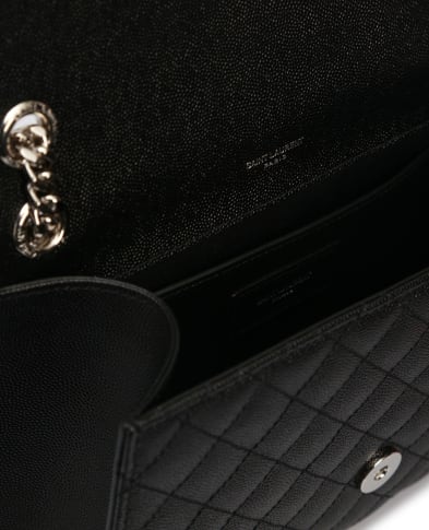 Saint Laurent Кожаная сумка Envelope Medium - Артикул: 600185-BOW92