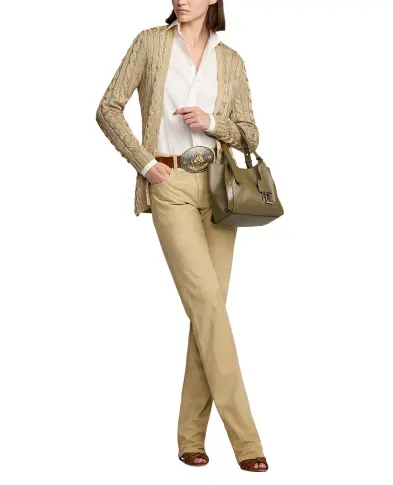 Ralph Lauren Collection Мини-тоут из кожи - Артикул: 435961563006