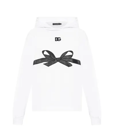 Dolce&Gabbana Худі з вишитим логотипом - Артикул: F9S94Z-GDC6D