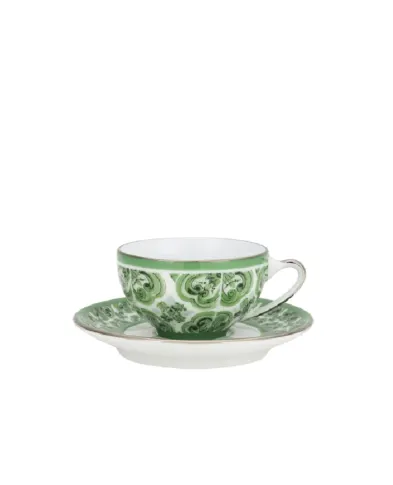 Dolce&Gabbana Кофейная чашка с блюдцем из фарфора - Артикул: TC0100-TCA88