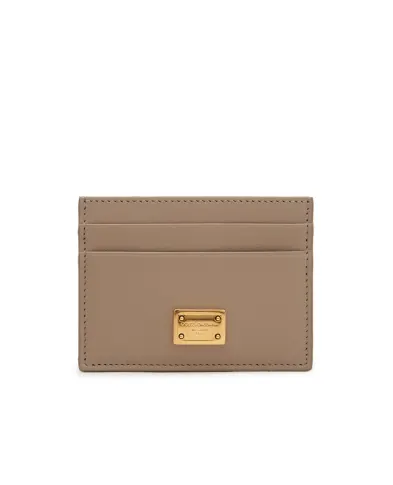 Dolce&Gabbana Шкіряна візитниця - Артикул: BI0330-A9S25