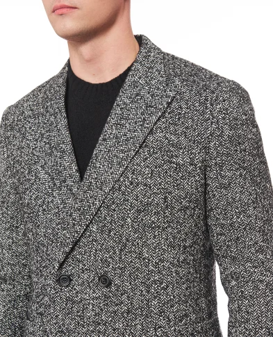 Dolce&Gabbana Пиджак двубортный Portofino из шерсти - Артикул: G2NZ2T-FCZAH