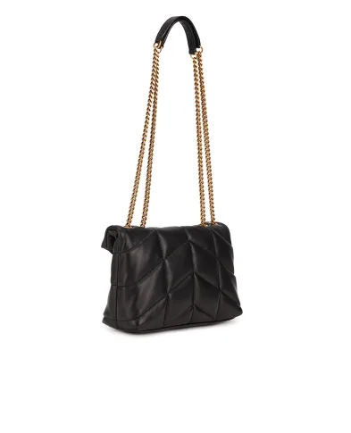 Saint Laurent Кожаная сумка Loulou Puffer Toy - Артикул: 759337-1EL07