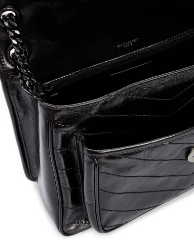 Saint Laurent Шкіряна сумка Niki Medium - Артикул: 633184-0EN08