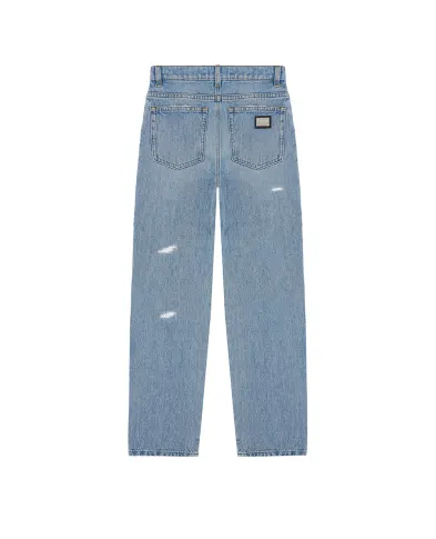 Dolce&Gabbana Детские джинсы - Артикул: L42F44-LDB88-B