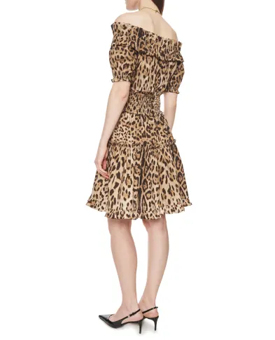 Dolce&Gabbana Сукня з леопардовим принтом - Артикул: F6A0UT-HS5E3