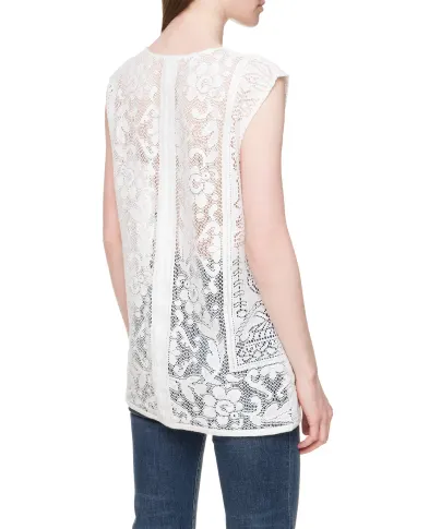 Dolce&Gabbana Кружевной топ - Артикул: F73E8Z-HHMBD