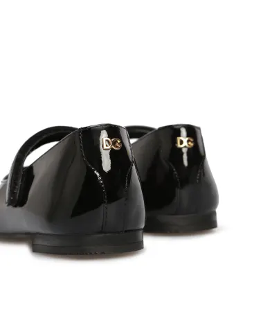 Dolce&Gabbana Детские лаковые балетки - Артикул: D10699-A1328-M-