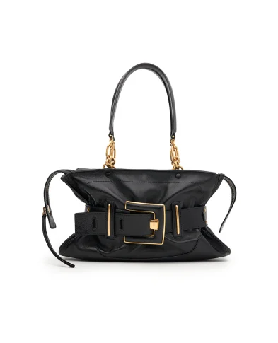 Balmain Сумка Anthem из телячьей кожи - Артикул: GN0DB035LARE