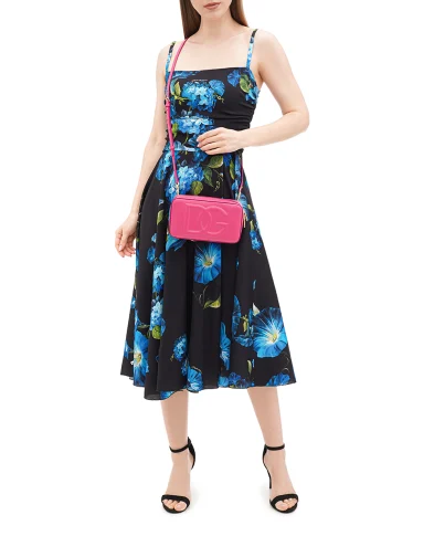 Dolce&Gabbana Кожаная сумка DG Logo Small - Артикул: BB7289-AW576