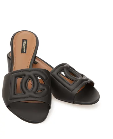 Dolce&Gabbana Кожаные мюли - Артикул: CR1139-AO049