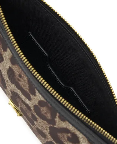 Dolce&Gabbana Визитница в леопардовом принте - Артикул: BI3436-A0007